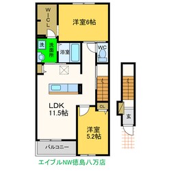 アルバ　カーサⅡの物件間取画像